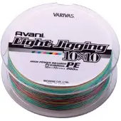 Varivas Avani Light Jigging Pe 10x10 Flettet Fiskesnøre 200 M