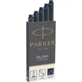 Parker 1950385, Svart, Blå, Grå, Fontenepenn, 5 stykker