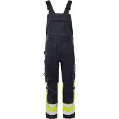 Fristads Smekkebukse Flam 2168 ATHF Varselgul/marineblå C56