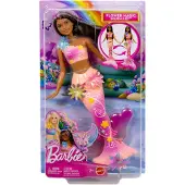 Barbie Dukke - 30 cm - Blooming Magi Black Mermaid - - OneSize - Dukke