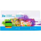 Ecoline Duotip marker-sett Secondary | 3 farger
