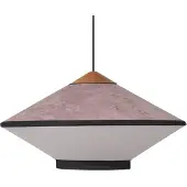 Forestier hengelampe Cymbal S, rosa, Ø 50 cm, E27