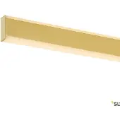 SLV One Lineær LED-pendel, 140 cm, messing