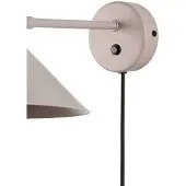 Globen Lighting vegglampe Cannes, beige, Ø 20 cm