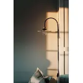 Globen Lighting vegglampe COBBLER, klar, høyde 75 cm