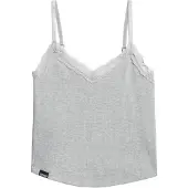 Superdry Essential Lace Trim Ermeløs Topp