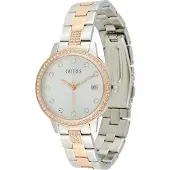 GUESS Gw0725l2 34 Mm 3 Atm Quartz Analogical Dameklokke