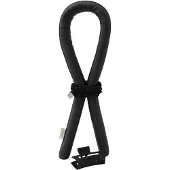 Lenoites Heatless Curls in Mulberry Silk Black, Small