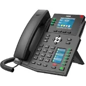 Fanvil X4U, IP-telefon, Sort, Kablet håndsett, 12 linjer, LCD, 7,11 cm (2.8)