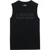 Superdry Sport Luxe Fitted Ermeløs T-skjorte