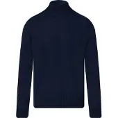 BOSS for man. 50501761 Wool blend turtleneck jumper with navy embroidered logo (L), Casual