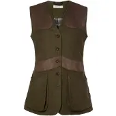 Chevalier Elemore Moleskin Skytevest Dame Forest Green 40W