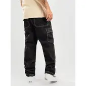 Empyre Sk8 Denim Cargo Jeans svart