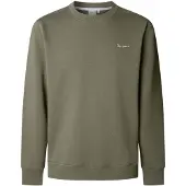 Pepe Jeans for man. PM5800013 Sweatshirt Macbeth Small Logo green (M), Casual, Cotton