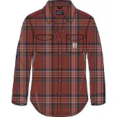 Carhartt Tencel Fiber Series Relaxed Fit Flannel Skjorte Med Lange Ermer