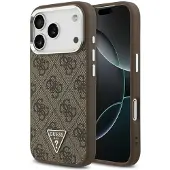 GUESS 4G MagSafe-etui med trekantlogo for iPhone 17 Pro - brun