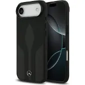 Mercedes Leather The Move MagSafe-etui til iPhone 17 Air – svart