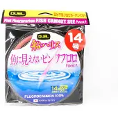 Duel Fish Cannot See Pink 100 M Fluorokarbon