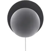 Globen Lighting vegglampe ORBIT, grå, metall, Ø 30 cm