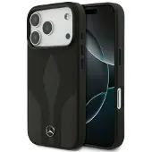Mercedes The Move MagSafe-etui i lær for iPhone 17 Pro - svart