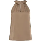 Vila Ravenna Halterneck Top/oc Ermeløs Bluse