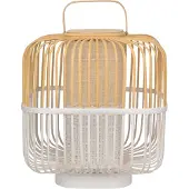Forestier Bamboo Square M bordlampe i hvit