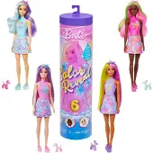 Barbie Dukke - 30 cm - Fargelagt avsløringsballong Animals - Ass - - OneSize - Dukke
