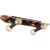 QAZQA Vegglampe svart med rød 80 cm - Skateboard