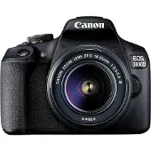 Canon EOS 2000D - Digitalkamera - SLR - 24.1 MP - APS-C - 1080 p / 30 fps - 3optisk x-zoom EF-S 18-55 mm III-linse - Wi-Fi, NFC