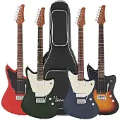 Hartwood Drifter elektrisk gitar grønn