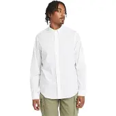 Timberland Solid Poplin Skjorte Med Lange Ermer