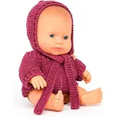 Miniland Europeisk Kledd Guttebabydokke 21 Cm