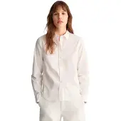 Gant for woman. 4300348 Shirt Regular Fit poplin white (34), Casual, Cotton, Long sleeve