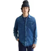 Scotch & Soda Chic Indigo Skjorte Med Lange Ermer