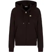 EA7 for woman. 7W000458_AF13135 Core Lady hooded sweatshirt black (S), Casual, Cotton, Short sleeve