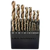 Stein Din 338 Koboltborsett 1-10 Mm 19 Enheter