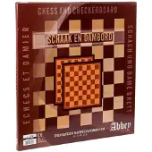 Abbey Draughts/chess Board Brettspill