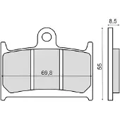 RMS Beauty Yamaha Tz 250cc 225103033 Sintrede Bremseklosser