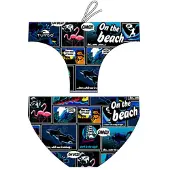Turbo New Comic Waterpolo Badetrusser