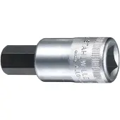Stahlwille 03050004, Støpselsett, 1/2, Metrisk, 5 hoder, 4 mm, Kromfarget
