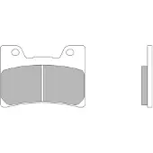 Nissin Premium A0470 2p-251ns Semi-sintrede Bremseklosser