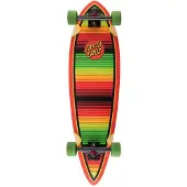 Santa Cruz Serape Dot 9.20 X 33 Pintail Cruiser Skateboard