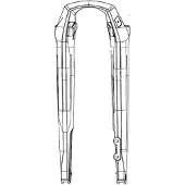 RockShox Rudy Xplr Base/ultimate A1 2022 Gaffel Senkes