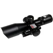Duel Code Og 2.5-10x40e Scope And Red Laser Forlengelse