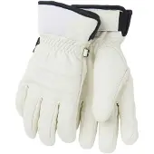 Helly Hansen for woman. 67637 Alphelia white leather gloves (L), Casual, Outdoor