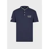 Emporio Armani for man. 8NPT21_PJEMZ Polo Ventus7 M Serafino marine (XXL), Sport, Tennis / Paddle tennis, Polyamide, Short sleeve, Navy