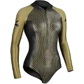 C4 Freediving Aurea 2 Mm Langermet Shorty-våtdrakt For Dame