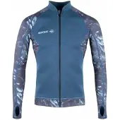 BEUCHAT Atoll Langermet Rash Guard Med Hel Glidelås