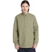 Timberland Solid Poplin Skjorte Med Lange Ermer