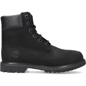 Timberland for woman. TB18658A0011 Leather boots 6 Inch black (37.5 W), Flat, Laces, Casual